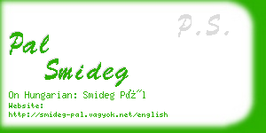 pal smideg business card